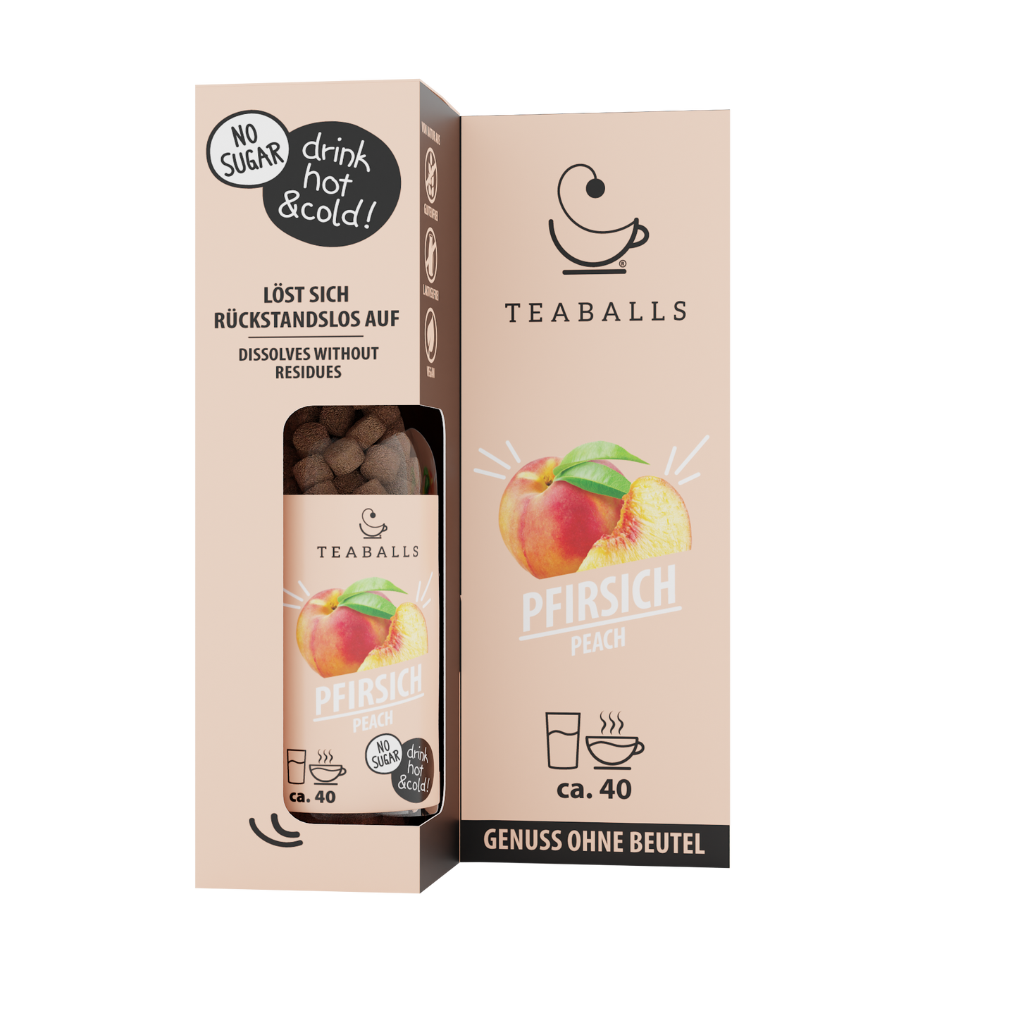 Pfirsich - Fruchtiger Eistee Genuss