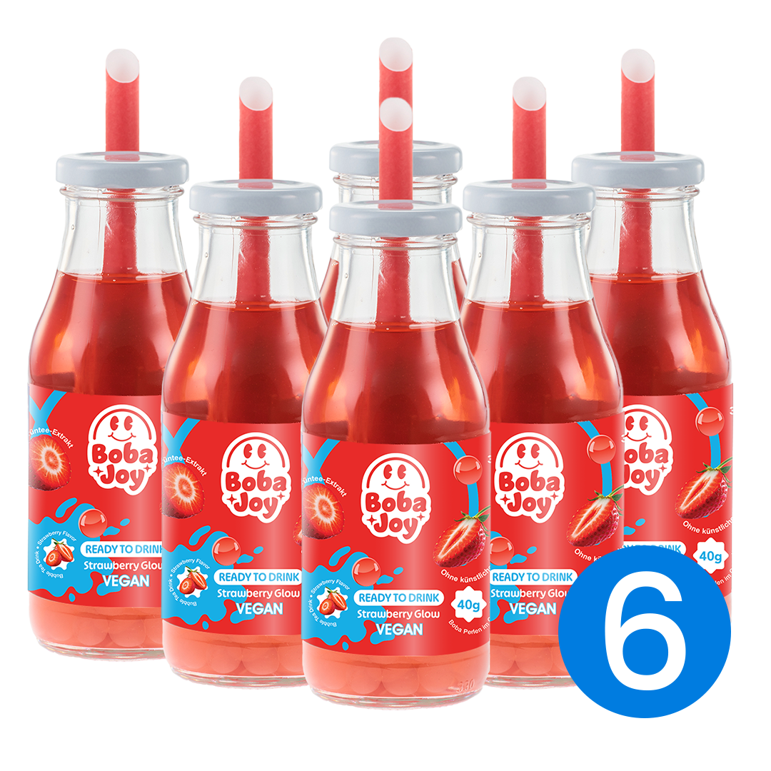 BOBAJOY Ready to Drink Strawberry Glow