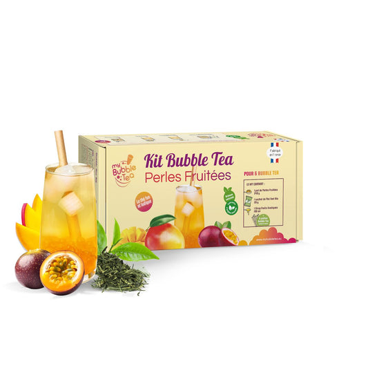 Bubble Tea Set für zu Hause - Passionsfrucht für 6 Portionen