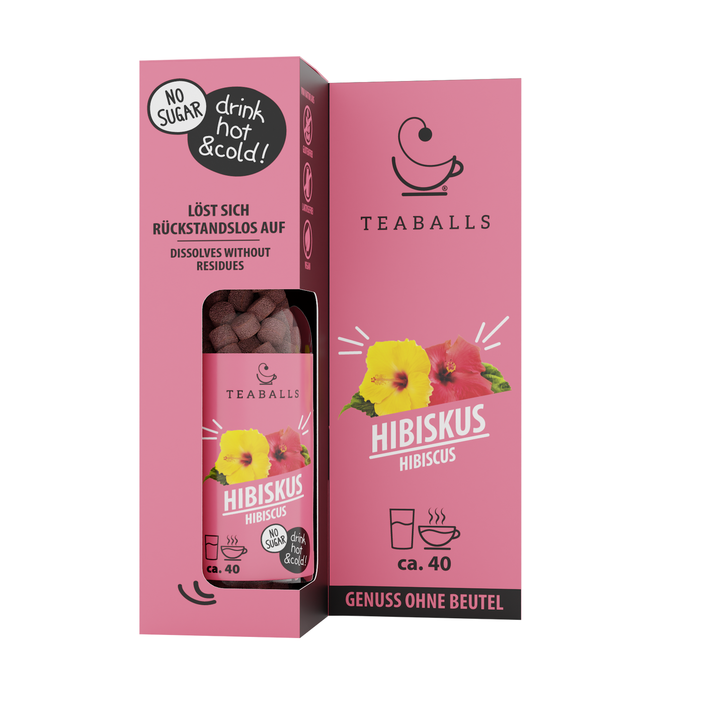 Hibiskus TEABALLS - Sommerliche Kaltgetränke & Gesundheitsvorteile