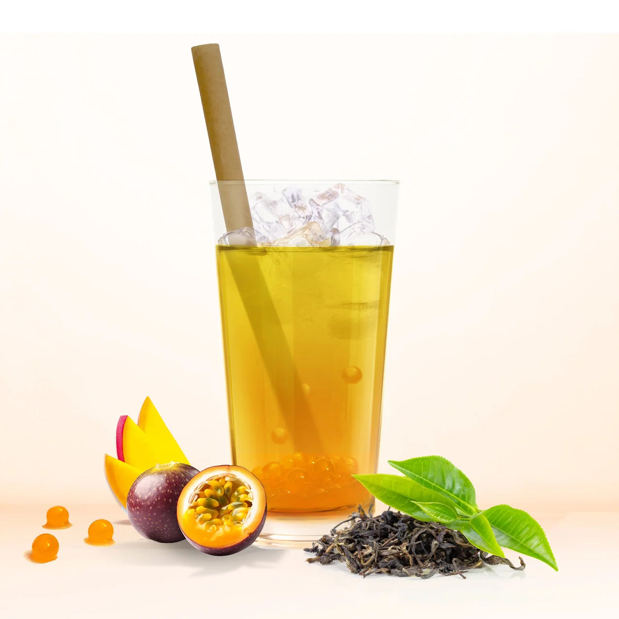 Bubble Tea Set für zu Hause - Passionsfrucht für 6 Portionen