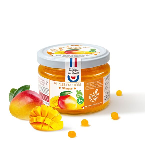 Bubble Tea Set für zu Hause - Mango für 6 Portionen