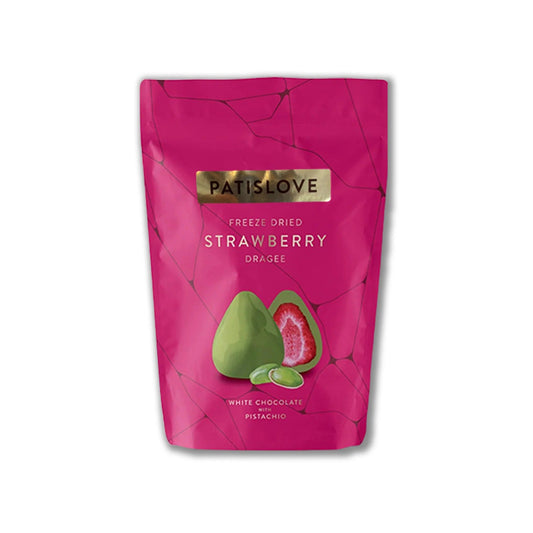 Pistachio White Chocolate Covered Freeze-Dried Strawberry,60g